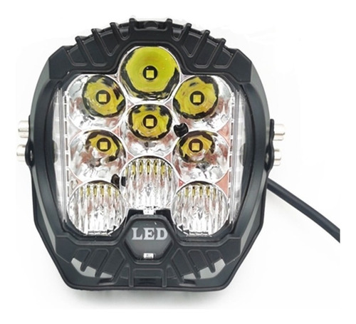 Faro Redondo 5 Pulgadas Off Road Jeep Led Cree 50w Angel Eye