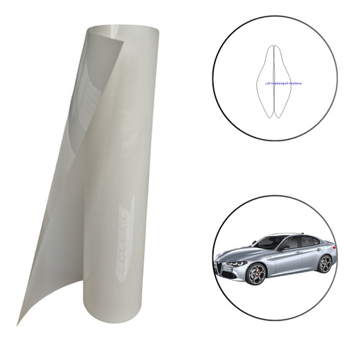 Pelicula Protectora De Faros Para Alfa Romeo Giulia 2023