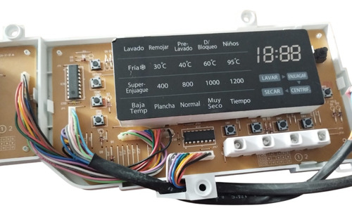 Display Lavasecadora Daewoo