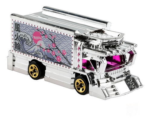 Hot Wheels Camion Raijin Express Cromo  Esc 1:64 En Cadia