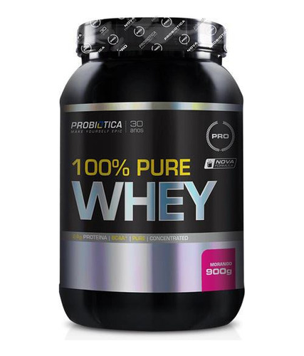 100% Pure Whey 900g Probiótica