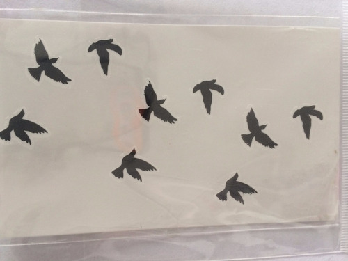 Tatuaje Tatuajes Temporal Pájaros Pájaro Versión 1
