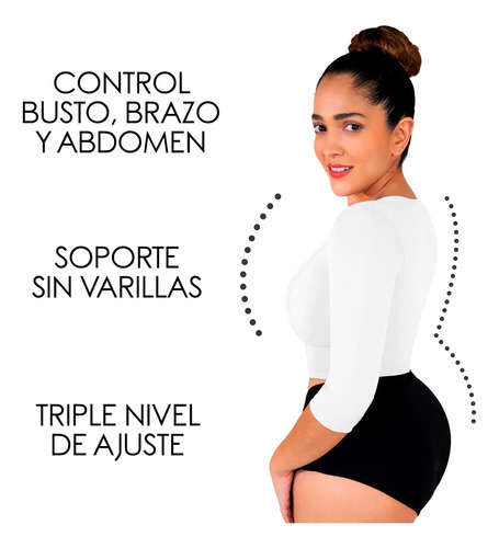 Faja Reductora, Moldeadora Brazos Y Espalda Slim Top