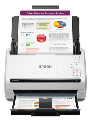Escáner Epson Ds-770 Ii De Mesa Adf Doble Cara Usb 3.0