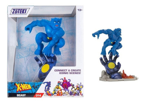 Zoteki Connect And Create Marvel X-men Bestia Figura Muñeco