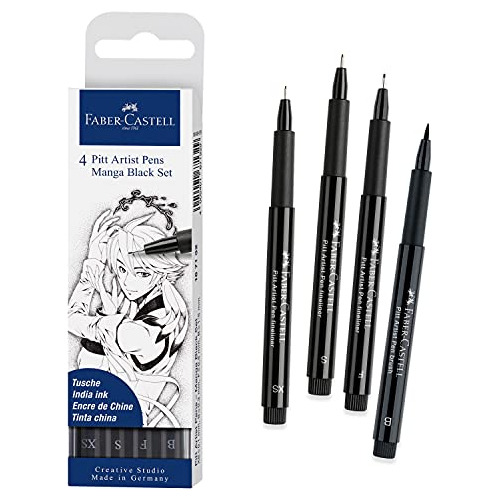 Faber-castell Pitt Artist Pen Manga Juego De Dibujo 167132, 