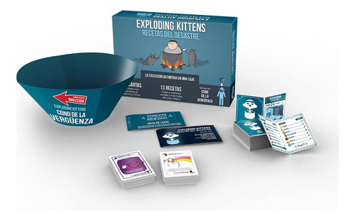 Juego De Mesa Exploding Kittens Recetas Del Desastre