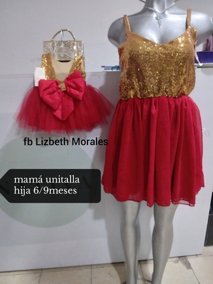 Vestidos Para Mama E Iguales Para Bautizo Fiesta | MercadoLibre 📦