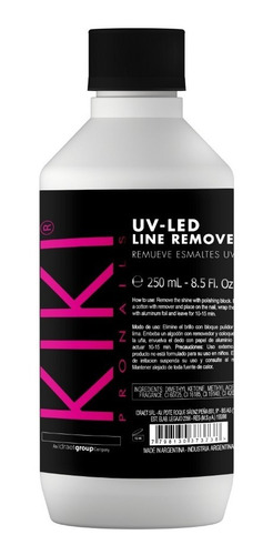 Removedor Uv-led Line Remover 250ml Idraet Kiki Pro Nails