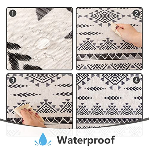 Mantel Rectangular Bohemio De Lino 150 X 300 Cm Gris