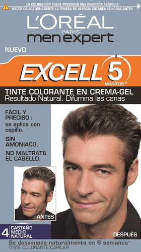 Men Expert Excell 5 4 Castaño Medio [35 Ml]