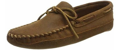 Minnetonka - Pantuflas Tipo Mocasín De Gamuza Para Hombre, M