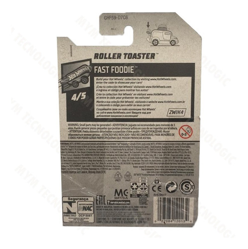 Carros Colección Hotwheels Juguetes Piezas Roller Toaster