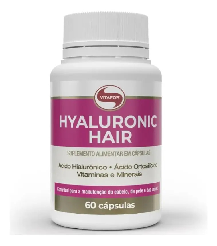Hyaluronic Hair Com 60 Cápsulas Vitafor