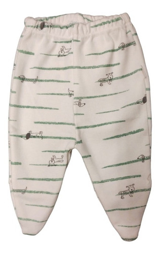 Pantalón Ranita Bebe Prematuro Medio Osito Estampado Algodon