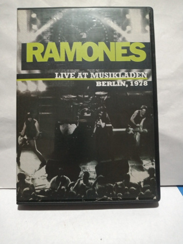Ramones. Live At Musikladen . Berlín 1978. Dvd.