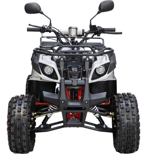 Cuatrimoto Atv Motor Gasolina Adolecentes 110cc 65km/h Color Blanco