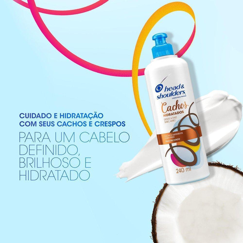 Creme Para Pentear Head & Shoulders Cachos Hidratados 240ml
