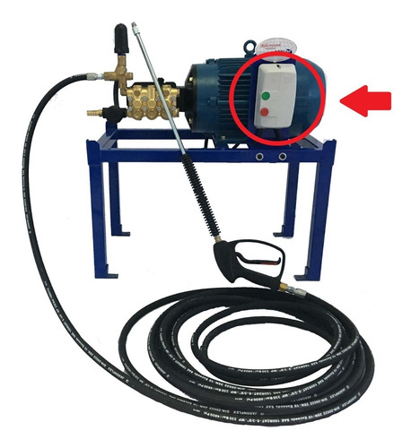 Imagen 6 de 8 de Arrancador Hidrolavadora 7.5 Hp Trifásico 220 V Weg On Off