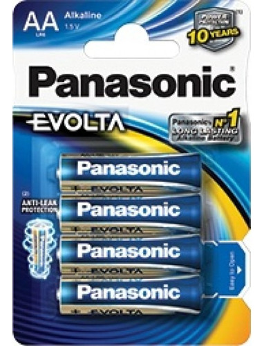 Pila Panasonic Evolta  Tipo Aa  Lr6egl/4b  Con 4 Piezas  Pro