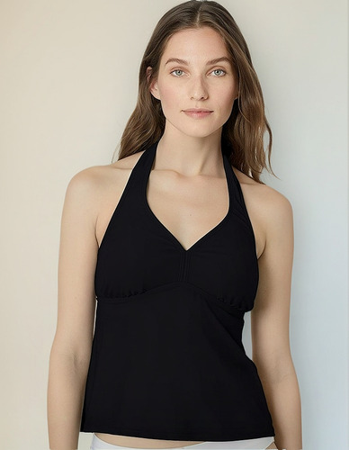 Traje Baño Dama Extra 2x 18-20w Halter Top Short Minimizer