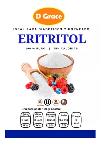 Eritritol 2 Kg, Azúcar Natural