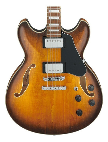 Guitarra Eléctrica Ibanez As73-tbc Café Tabaco Artcore Color Tobacco brown Material del diapasón Nogal Orientación de la mano Diestro