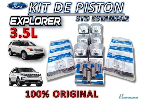 Kit Pistón Ford Explorer 3.5 Pistones - Pasadores - Anillos