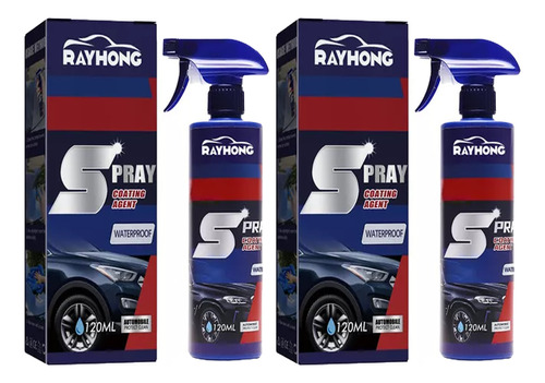 2 Nano Coating Spray Recubrimientos, Interior Y Exterior