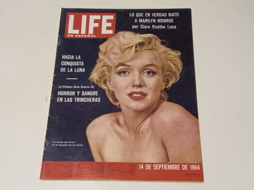 Revista Life En Español. 14 Setiembre 1964. Marilyn Monroe