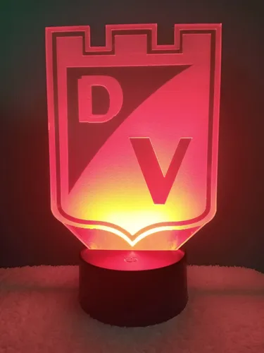 Lámpara Led Insignia Deportes Valdivia 7 Colores Led
