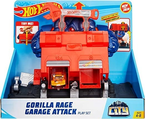 Hot Weels Gorilla Rage Garage Attack