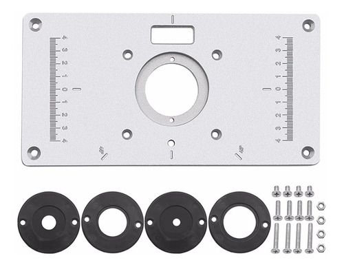 Placa De Inserción De Enrutador De Aleación De Aluminio