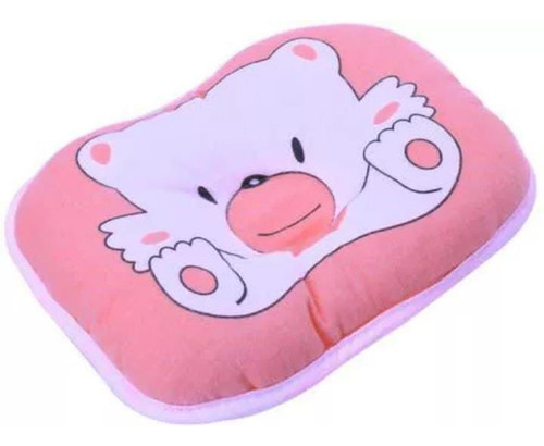 Almohada Osito Anticabeza Plana Para Pebés