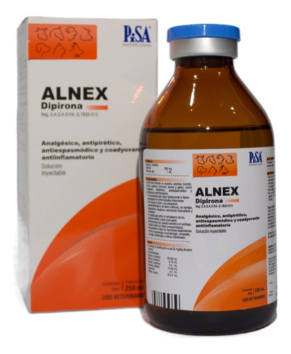 2 Alnex Dipirona Antiinflamatorio Pisa 250ml