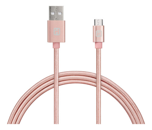 Cable Micro Usb Lifeworks Para Smartphones Universales Rose