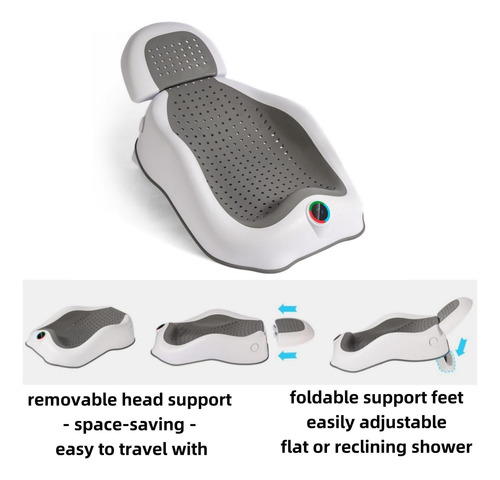 Bububoby Baby Bath Support Bathtul Con Termómetro, Ideal De