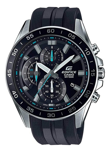 Casio Edificio Cronógrafo Cuarzo Efv-550p-1av Efv550p-1av Me