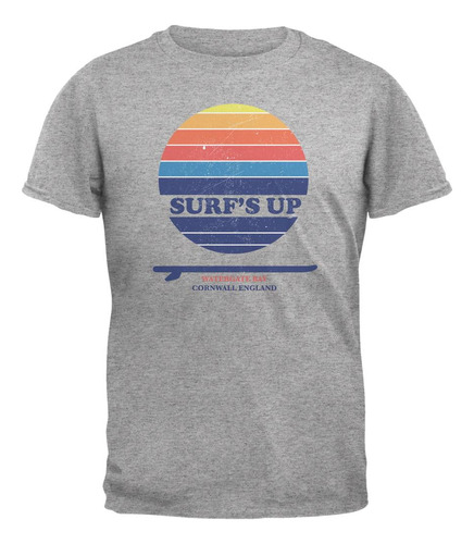 Surf's Up Watergate Beach Camiseta Para Adulto, Color Gris J