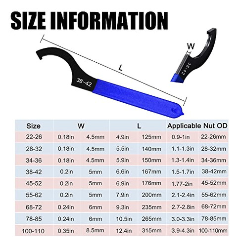 Llave Para Coilover, Juego De Llaves De Ajuste Universal De