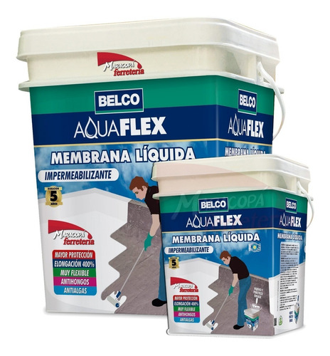 Membrana Liquida Impermeabilizante Belco Flex 20kg + 4kg