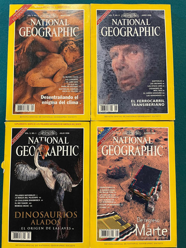 Revistas National Geographic En Español. Año 1998. Sin Abril