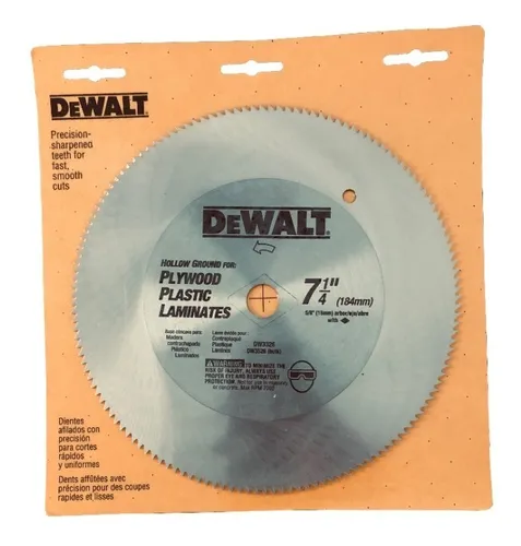 Disco Sierra Para Madera De 7 1 4 140 Dpp Dewalt Dw3326