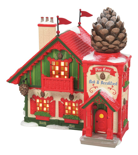 Department 56 North Pole Village Pine Cone Bed And Breakfas.
