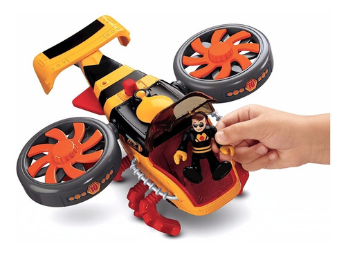 Fisher Price,serie Imaginext, Helicoptero Abejorro.