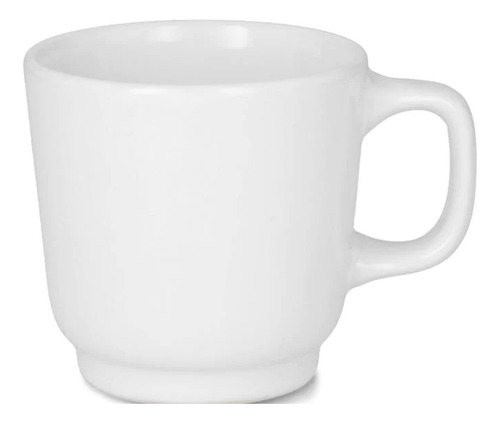 24 Tazas Mug 290 Ml Blanco Glacial Santa Anita Cerámica