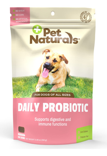 Pet Naturals Probiotico Diario Perros160 Masticables Snacks