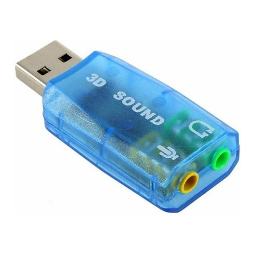 Tarjeta De Sonido Usb 5.1 3d Externo Adaptador Pc Laptop