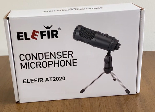 Imagen 10 de 10 de Microfono Condenser Usb Elefir At2020 Tripode Pc Mac Premium