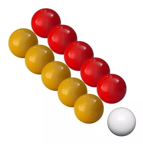 Jogo de Bola Mata Mata 50mm Bola Lisa P/ Mesa Sinuca Bilhar